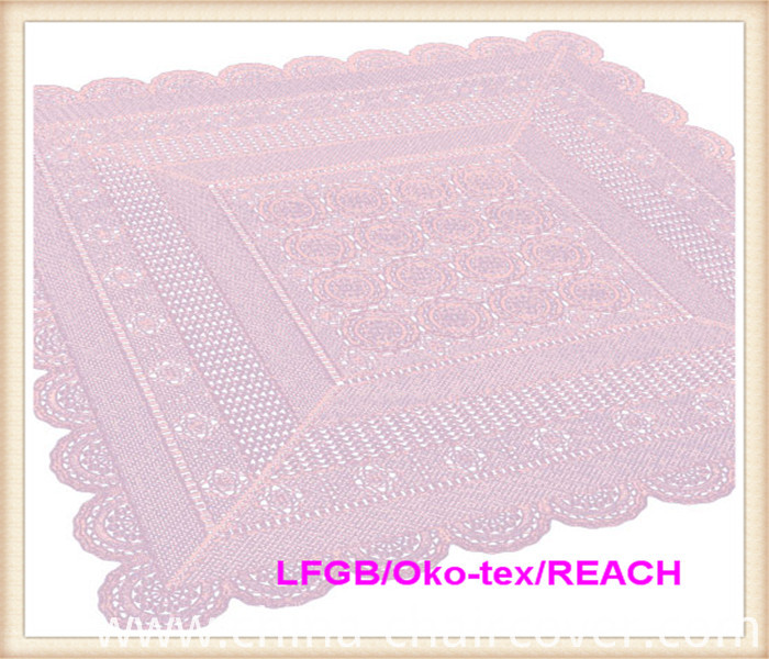 PVC/ Vinyl Lace Crochet Tablecloth